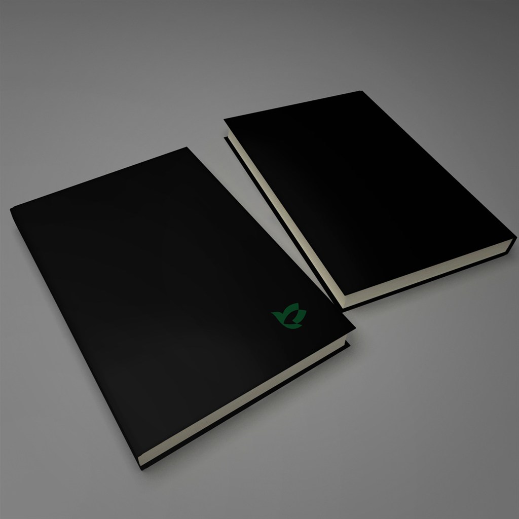 书本画册封面设计样机