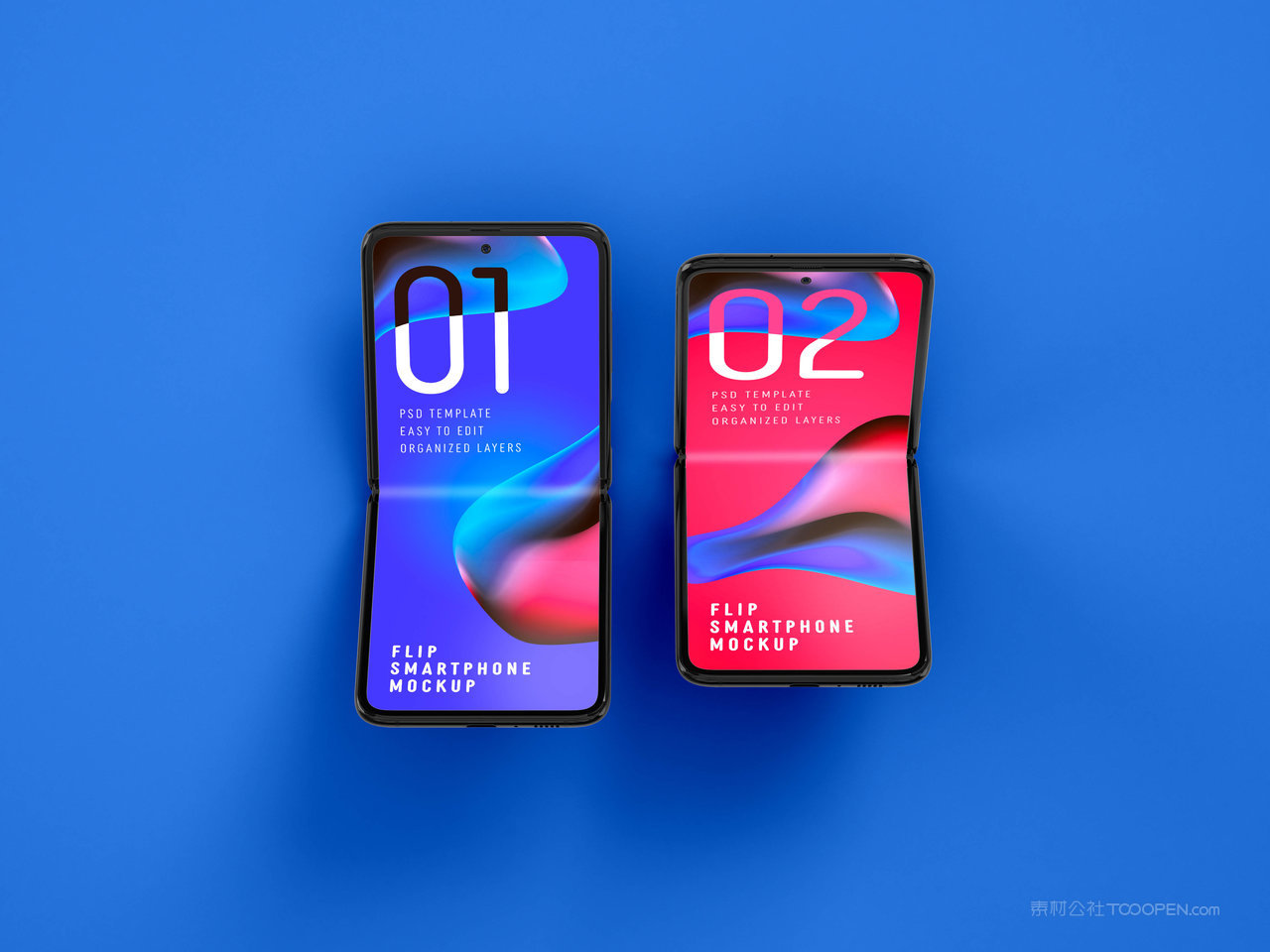 galaxyz折叠手机样机