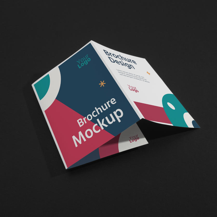 折页宣传单模板样机