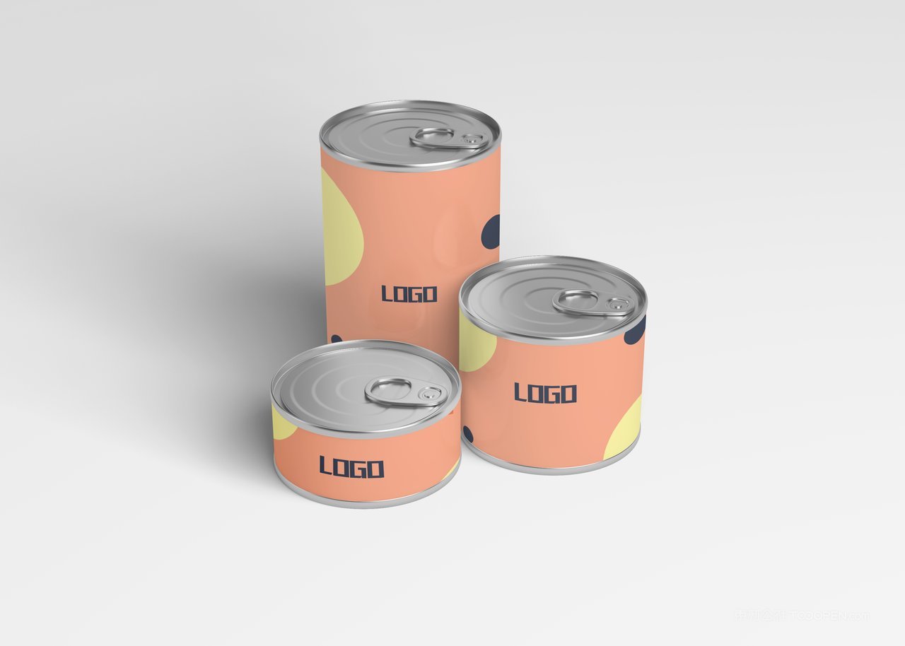 食品罐头包装罐形包装展示样机 (19)