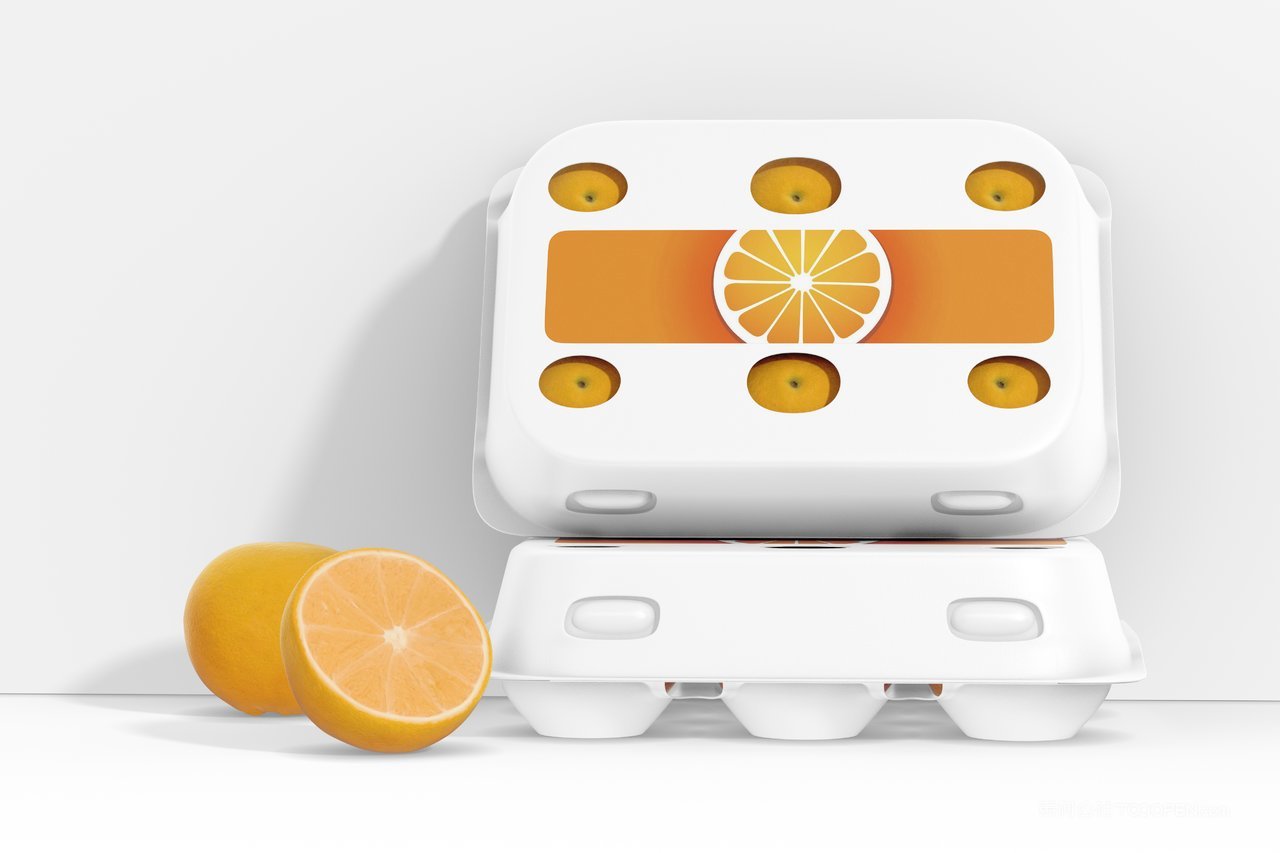 【2193期】橙子包装盒展示样机 (2)