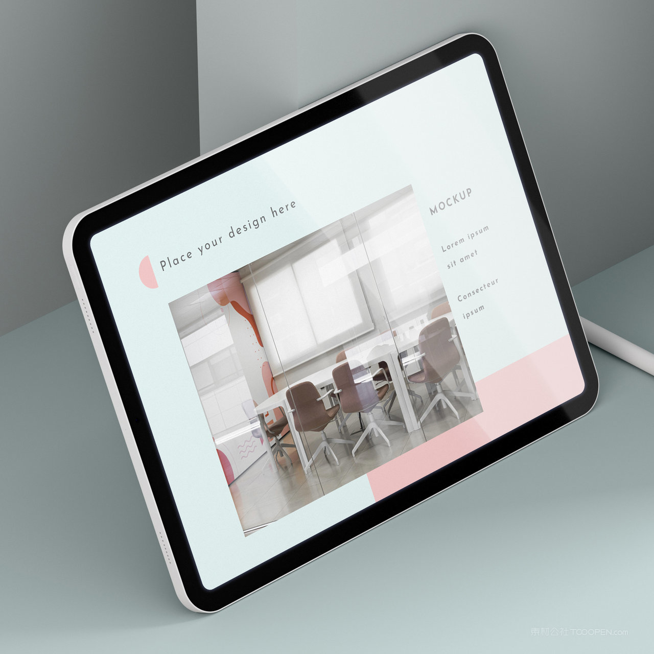 平板电脑ipad贴图样机样机模板