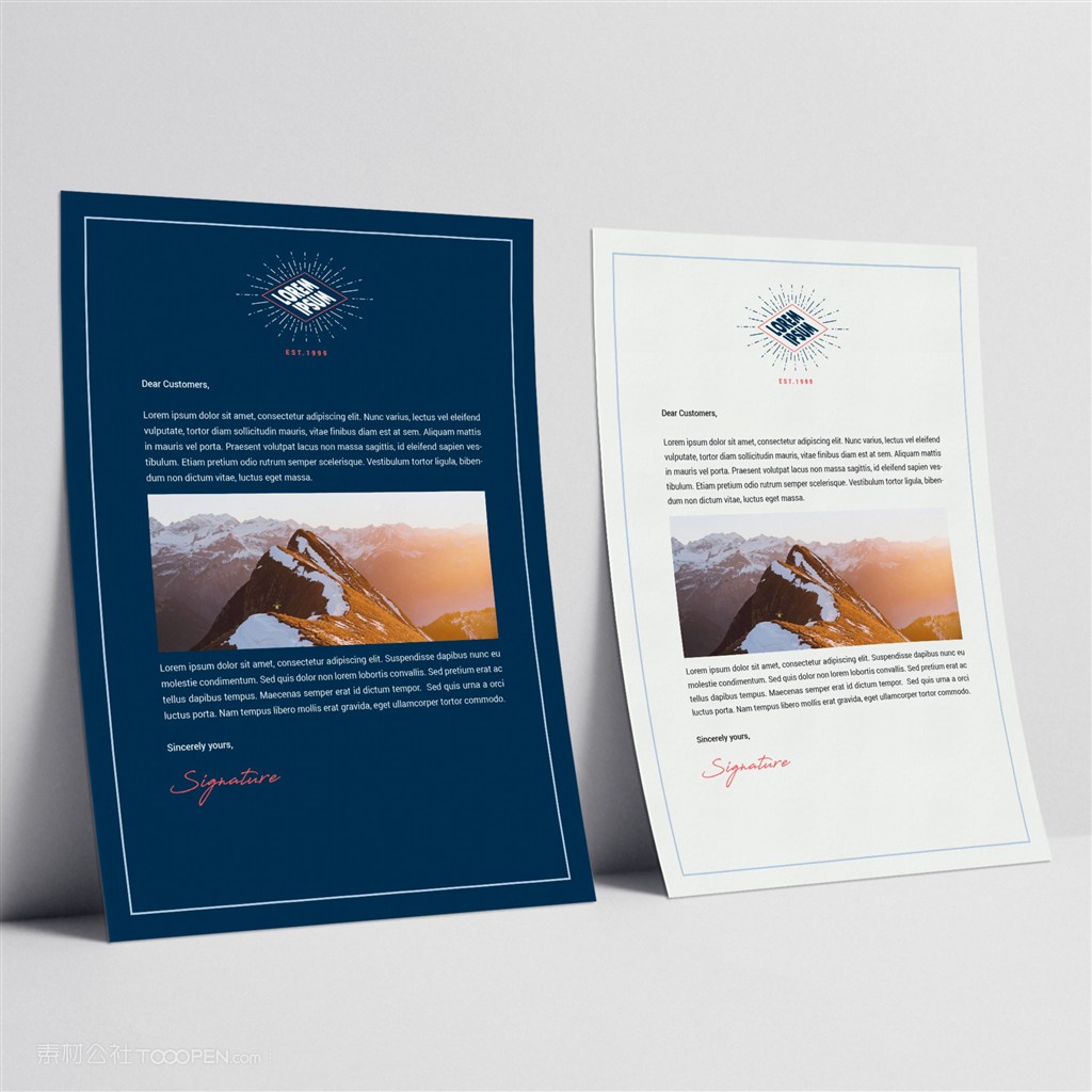 靠在墙上的业务文档样机