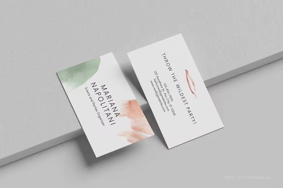 高端的名片设计vi样机