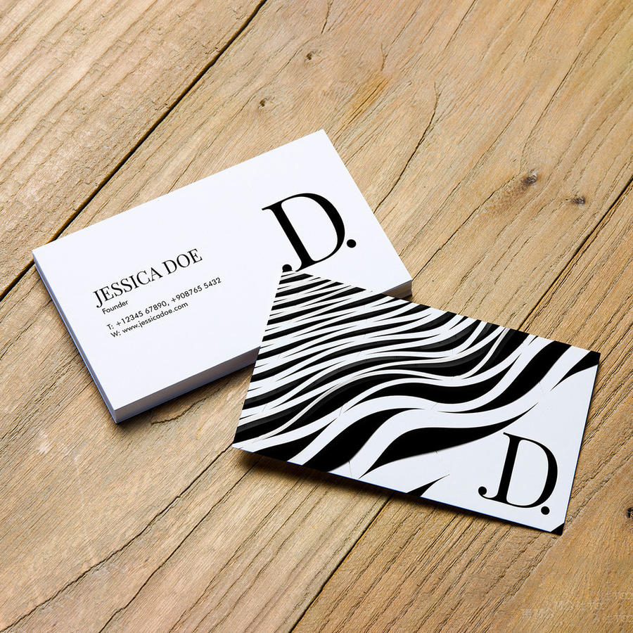 名片设计展示样机模板