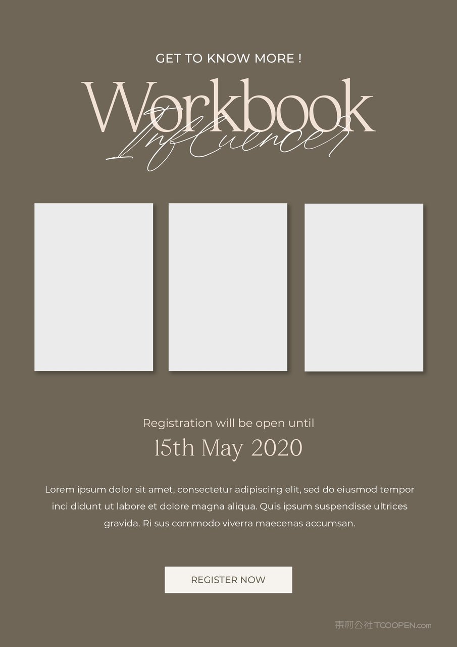 简约高级品牌手册工作表课程电子书籍记事本图文排版ps模板 (75)