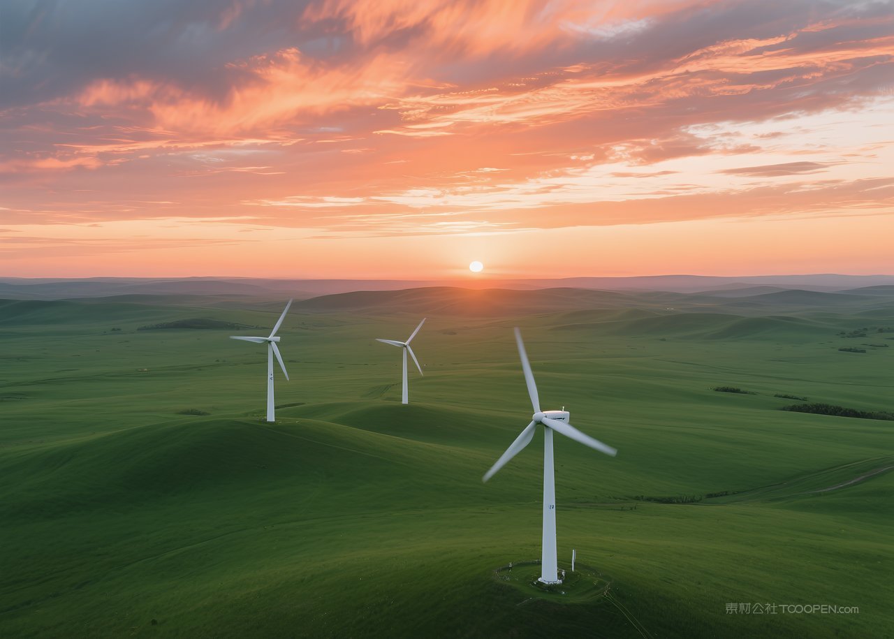唯美景观天空云彩日落自然风景落日云层