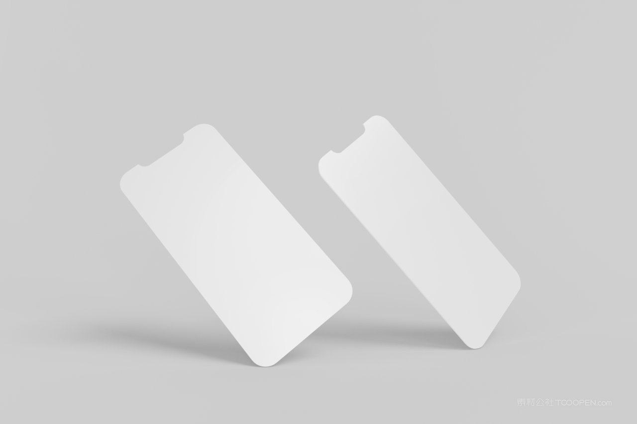 倾斜APP界面展示样机