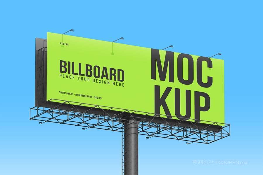 户外广告牌样机