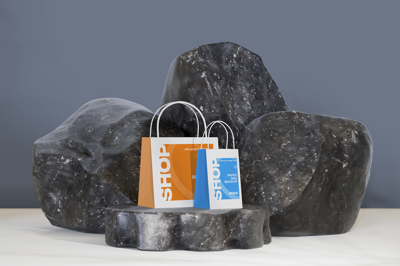 购物袋场景样机