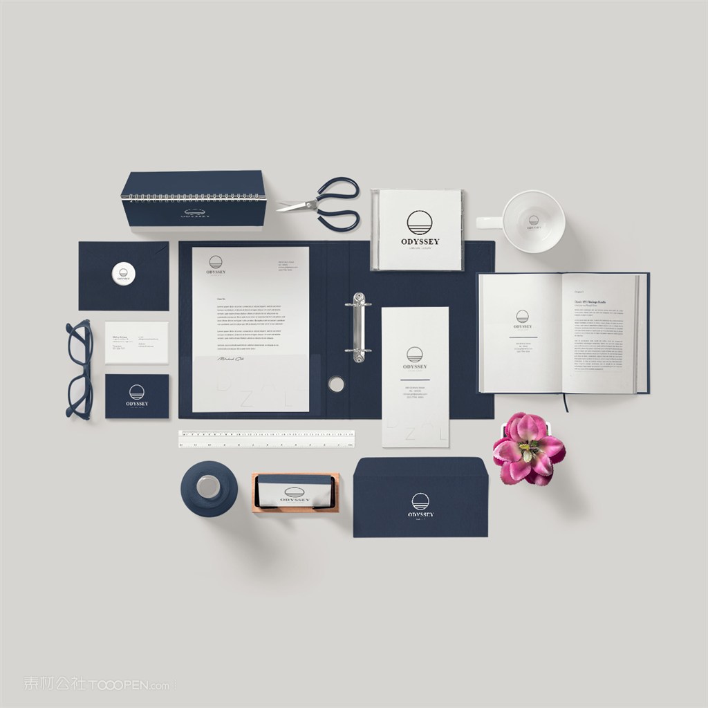 酒店化妆品vi样机贴图模板