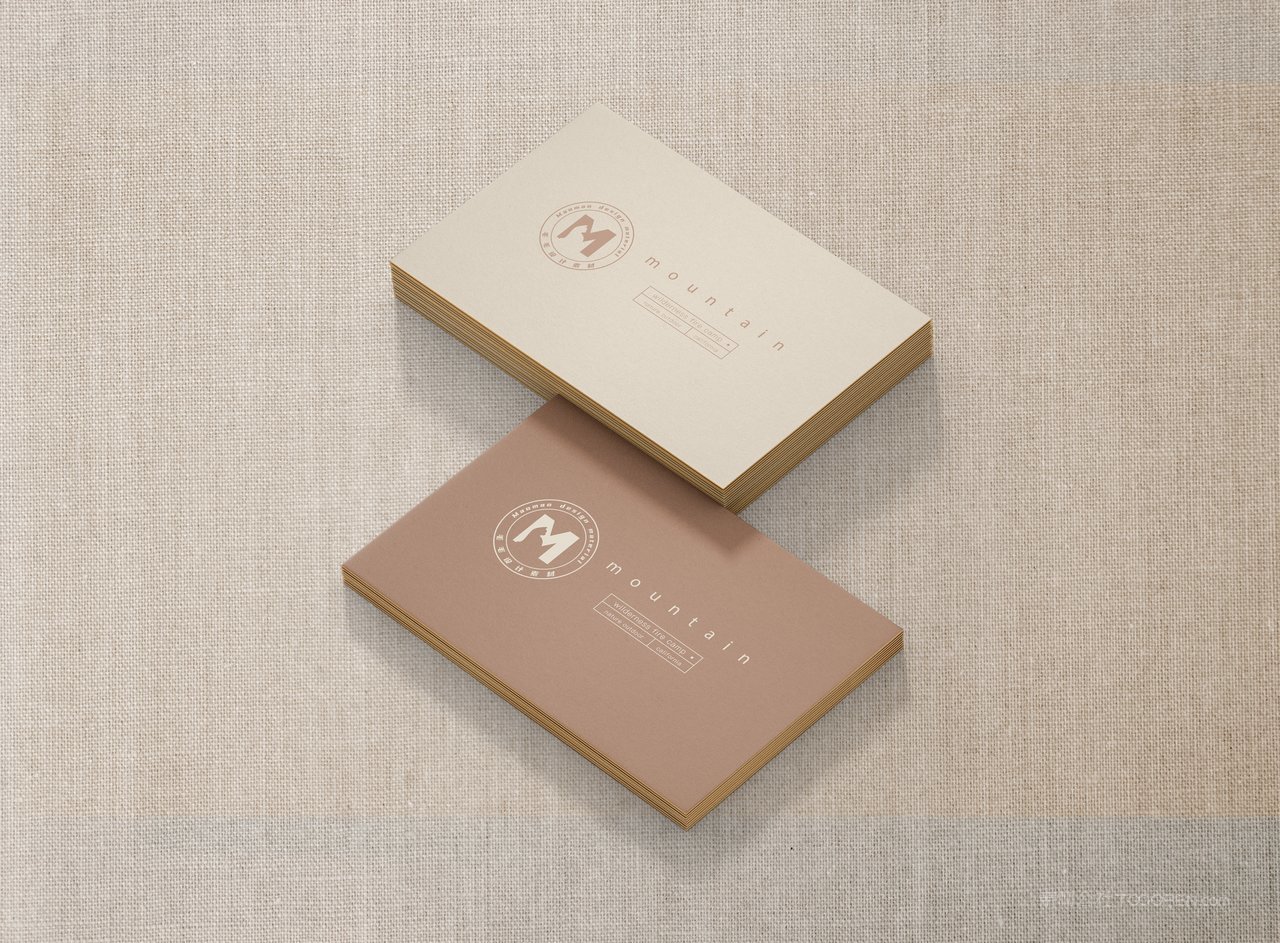 民宿酒店客栈名片效果展示vi提案样机