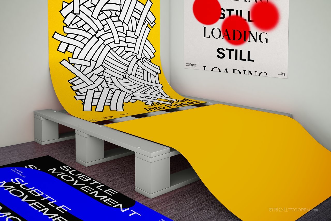 国外海报拍摄场景样机 (1)