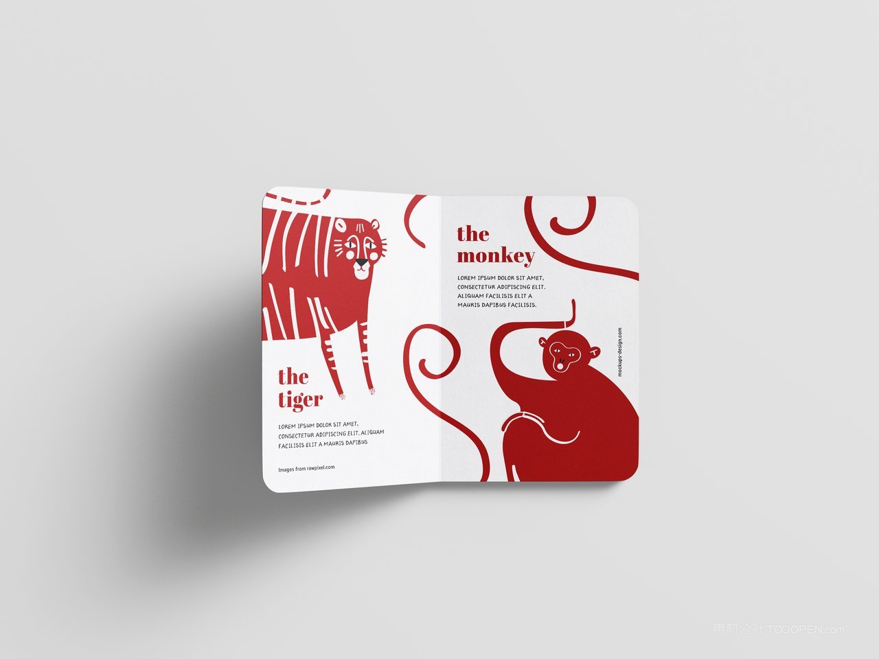 儿童书童话书绘本画册样机 (4)