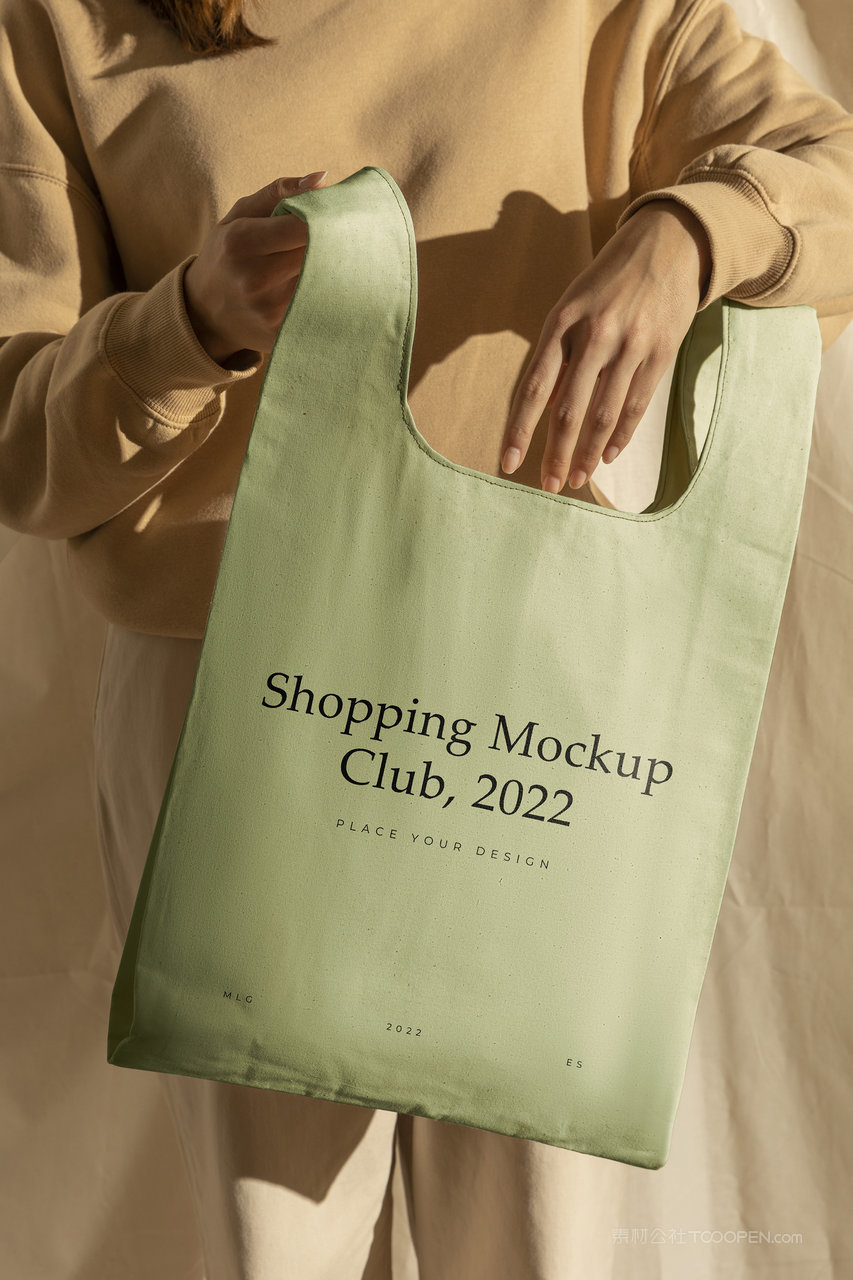 手提环保袋贴图样机帆布包样机