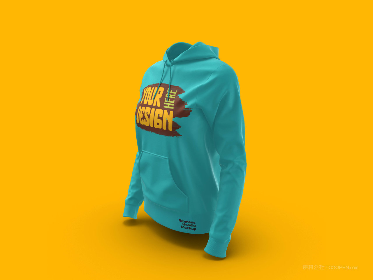 女士连帽衫样机