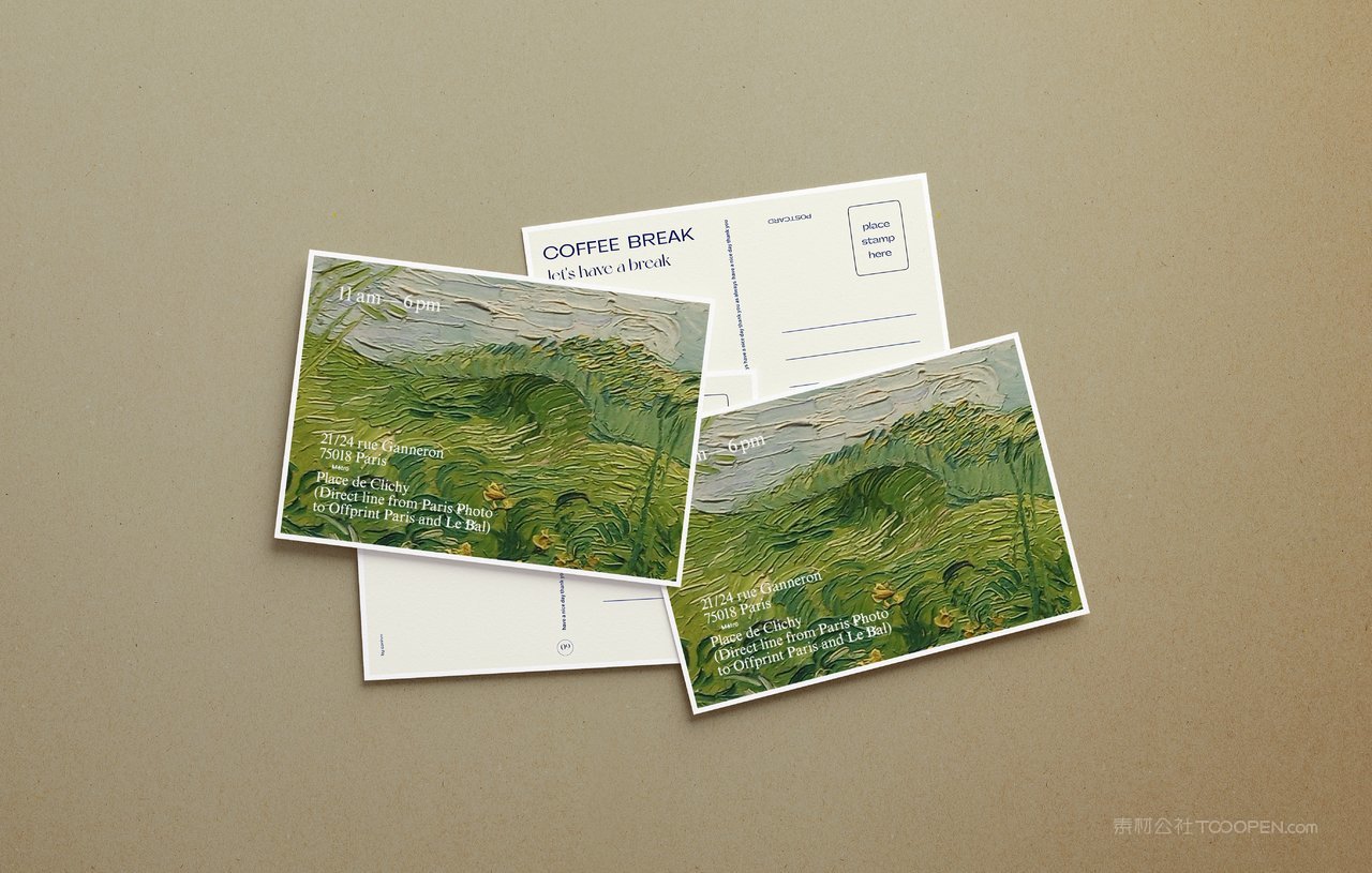 【2183期】明信片信封卡片样机 (6)