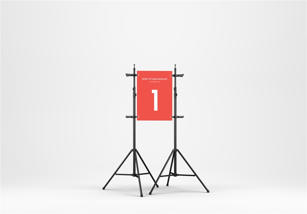 海报架展示样机