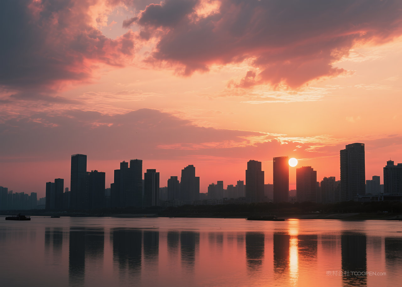 自然云层天空唯美风景日出云彩