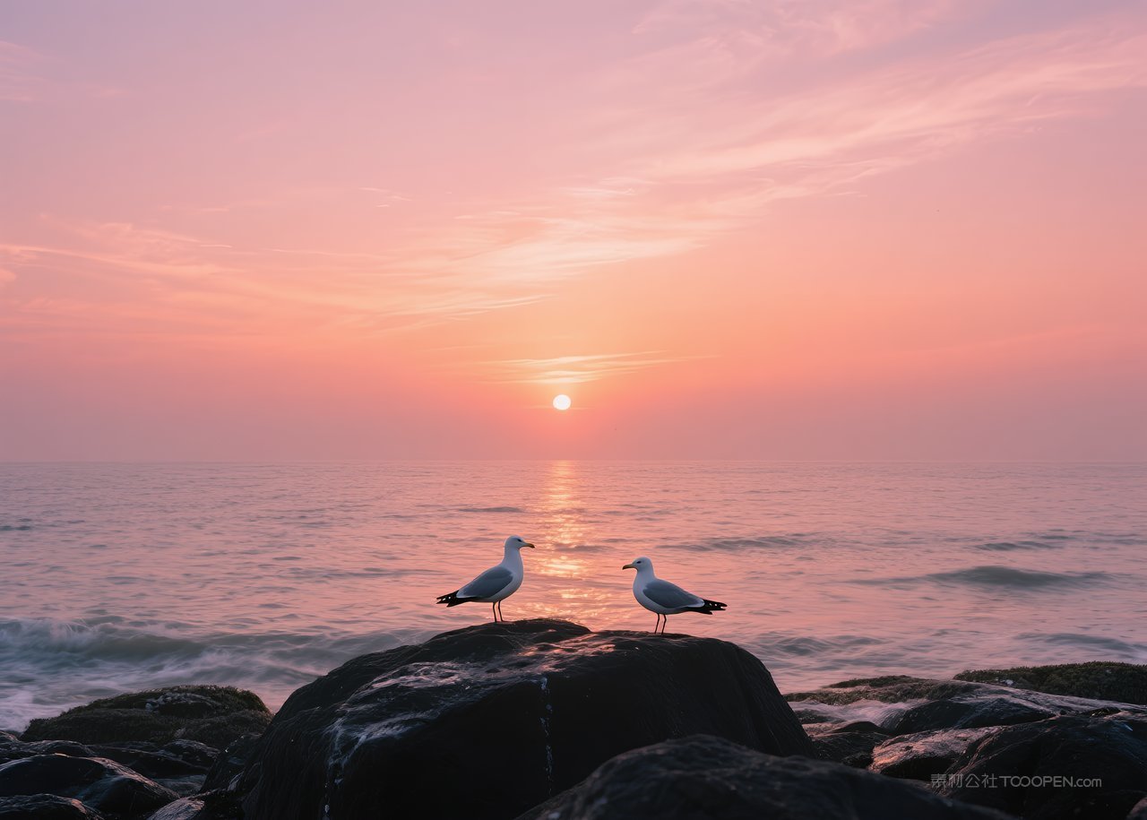 唯美风景自然大海天空海边海景