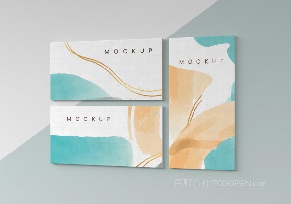 墙面水彩油画样机