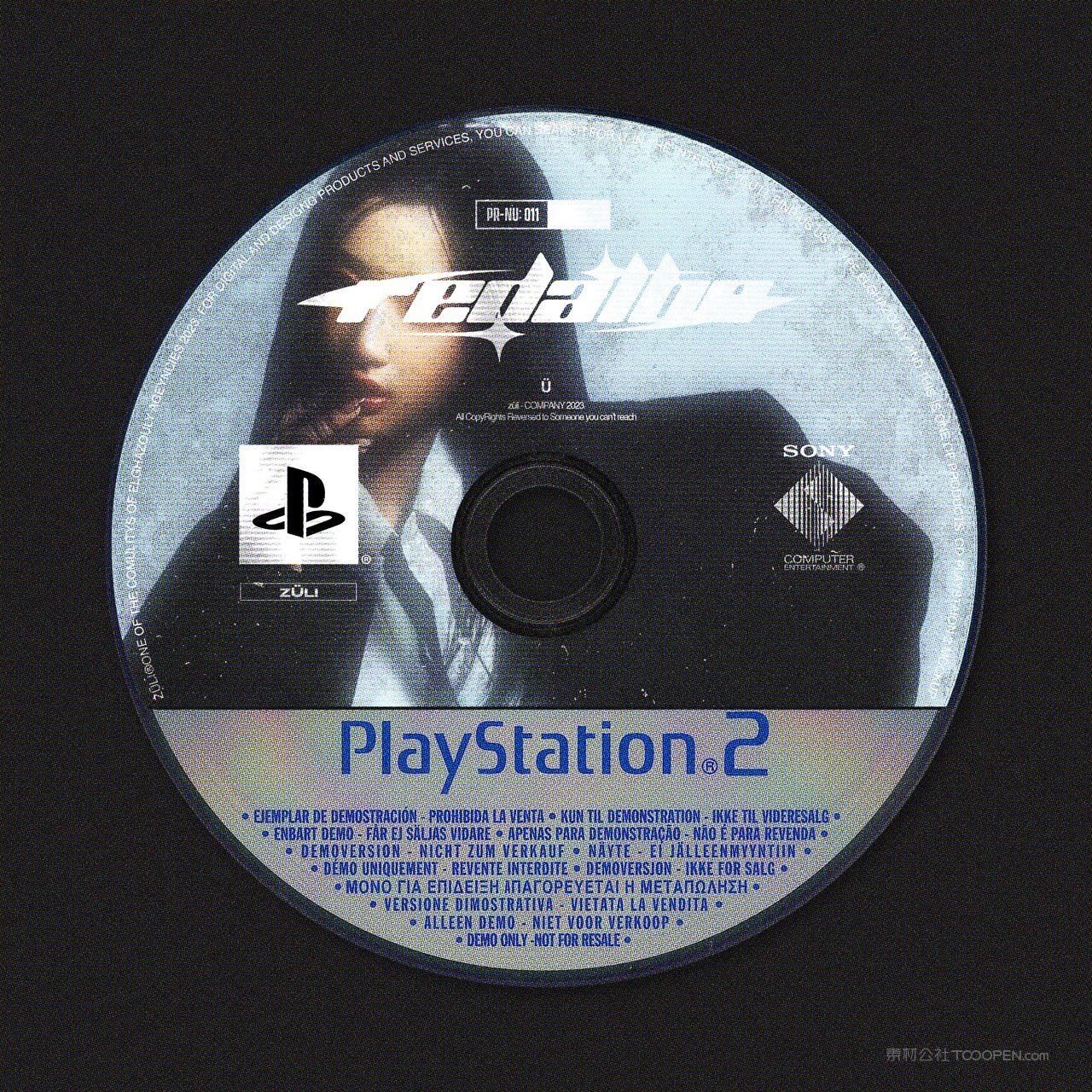 【2086期】复古cd专辑唱片样机 (1)