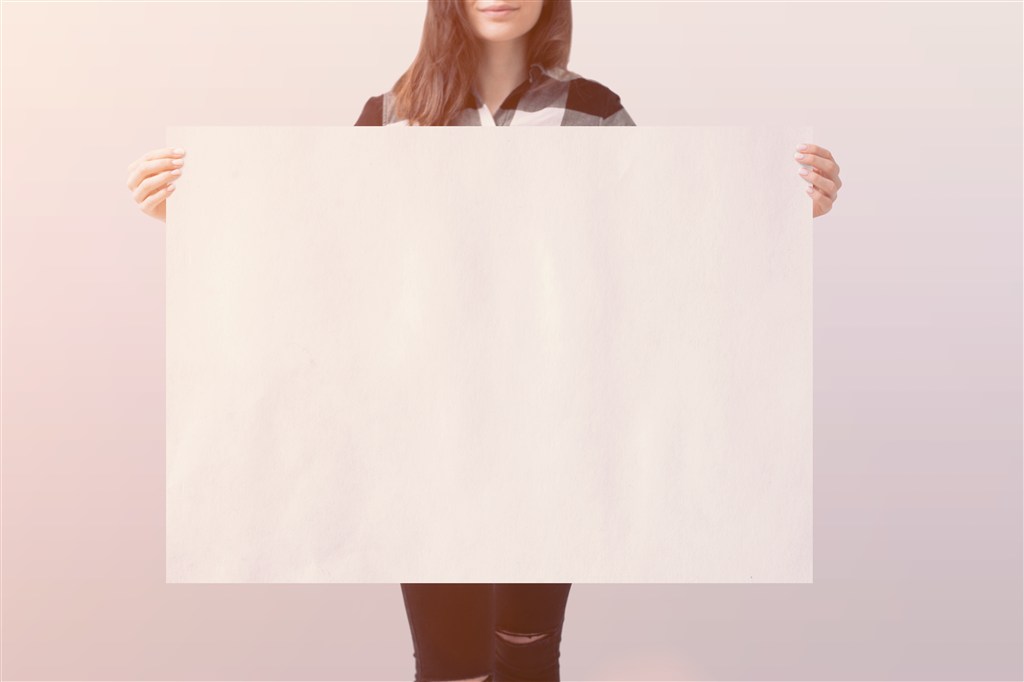 宣传海报样机模板