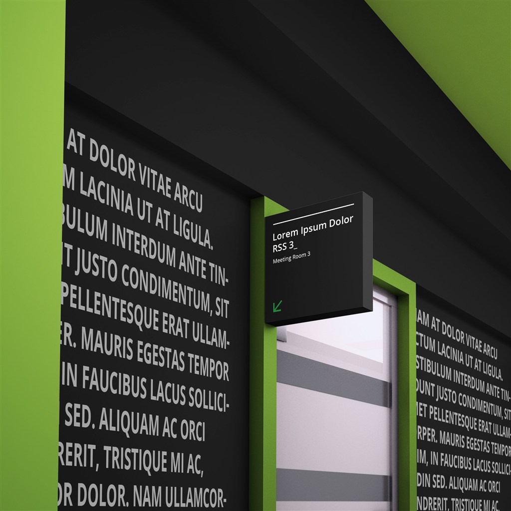 门头导示牌样机