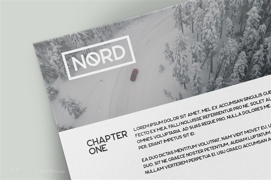 海报a4宣传样机PSD