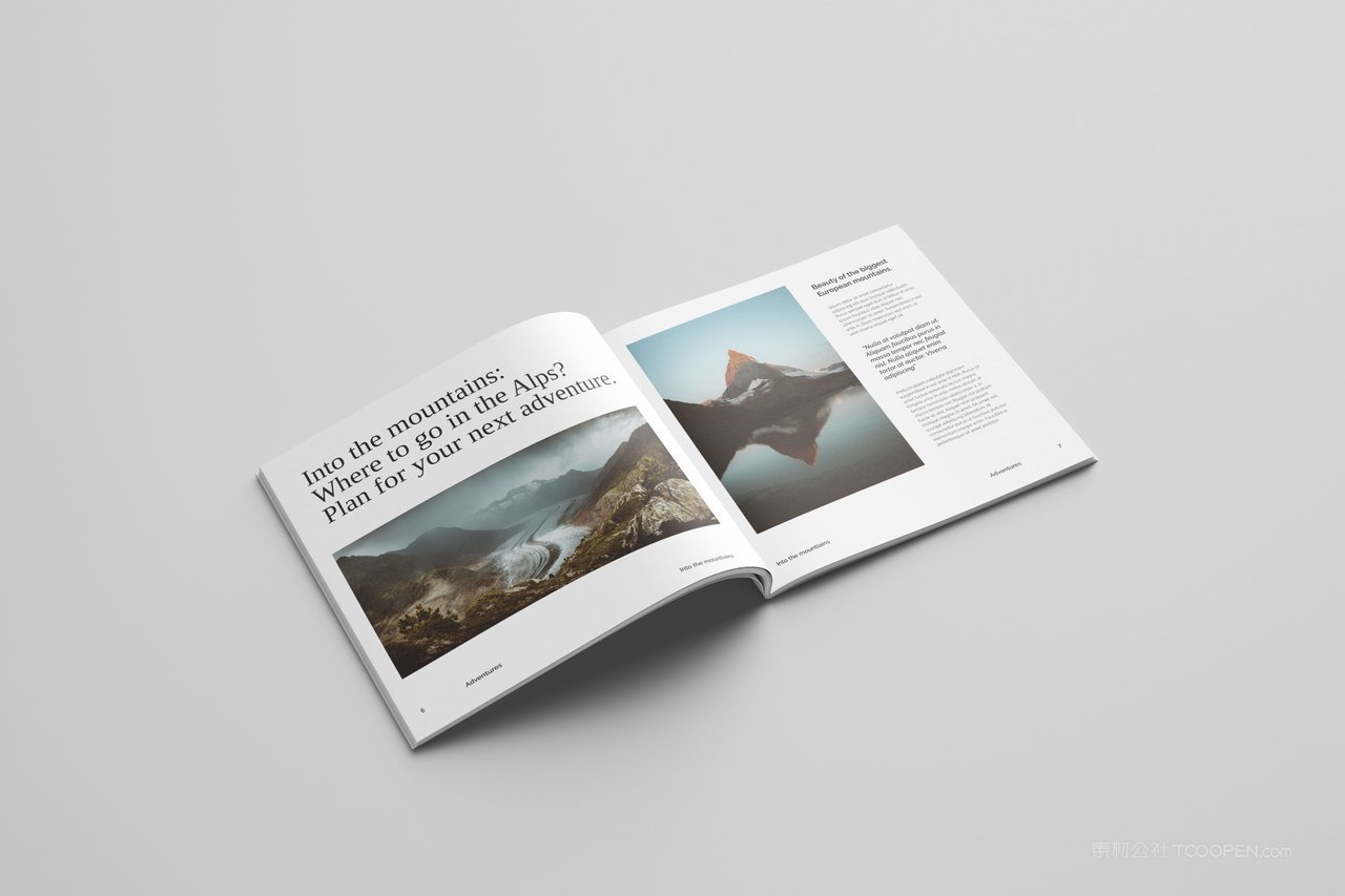 a4画册杂志设计展示样机 (5)