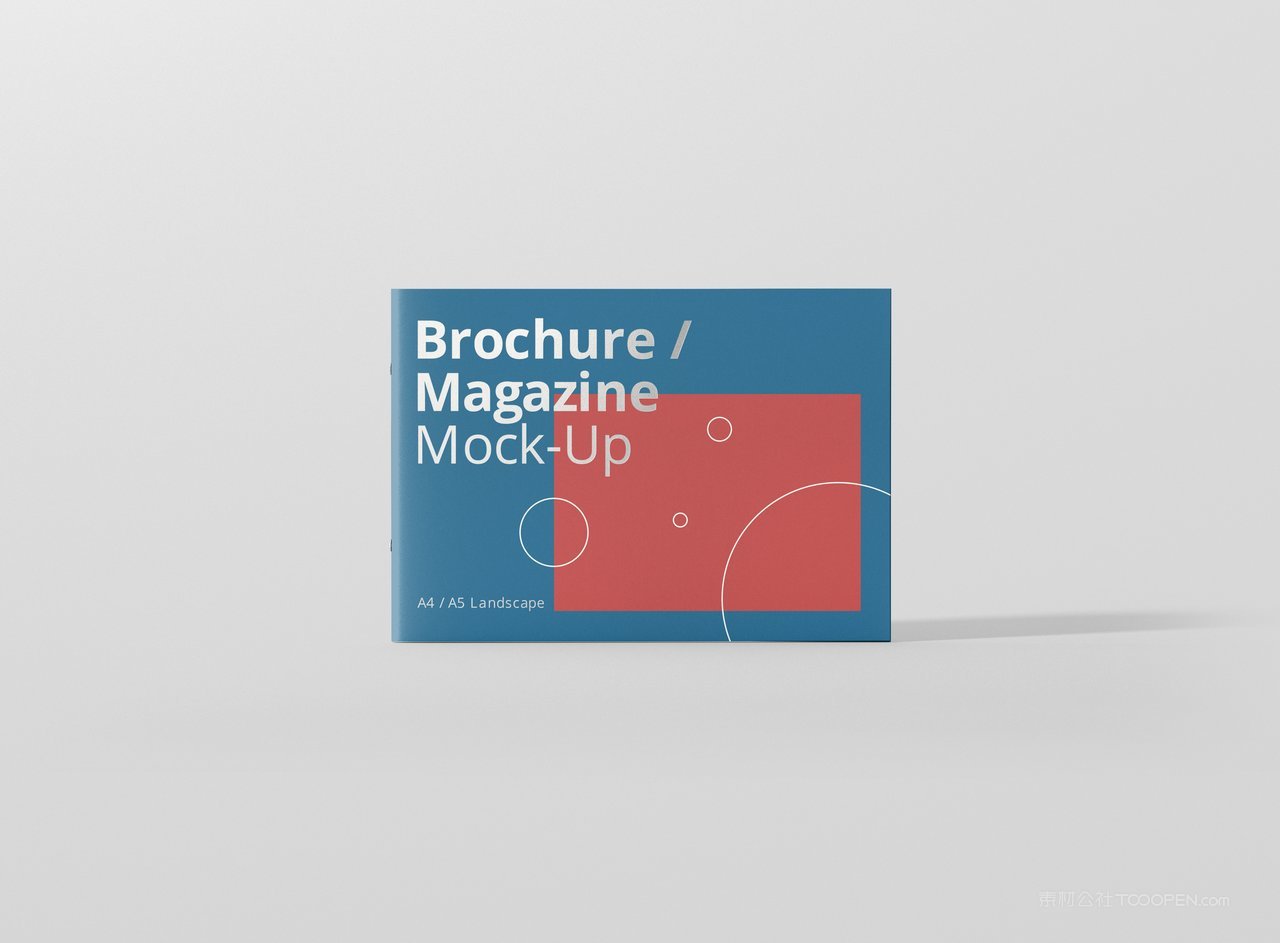 a4宣传册横版画册书籍展示效果样机 (8)