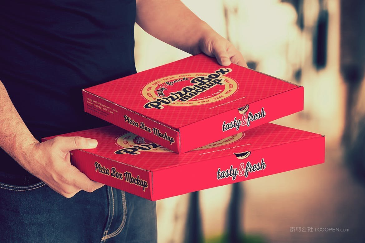 披萨包装盒样机