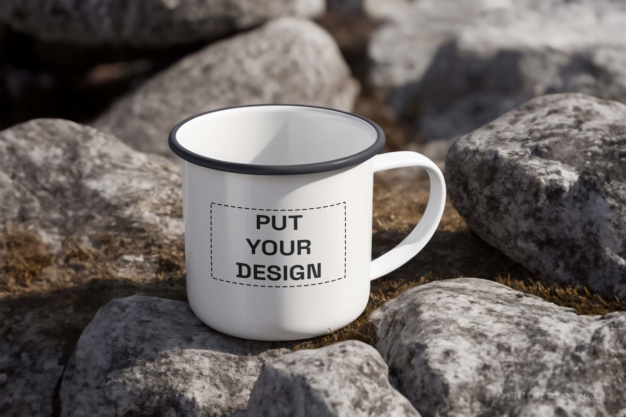 搪瓷杯场景样机