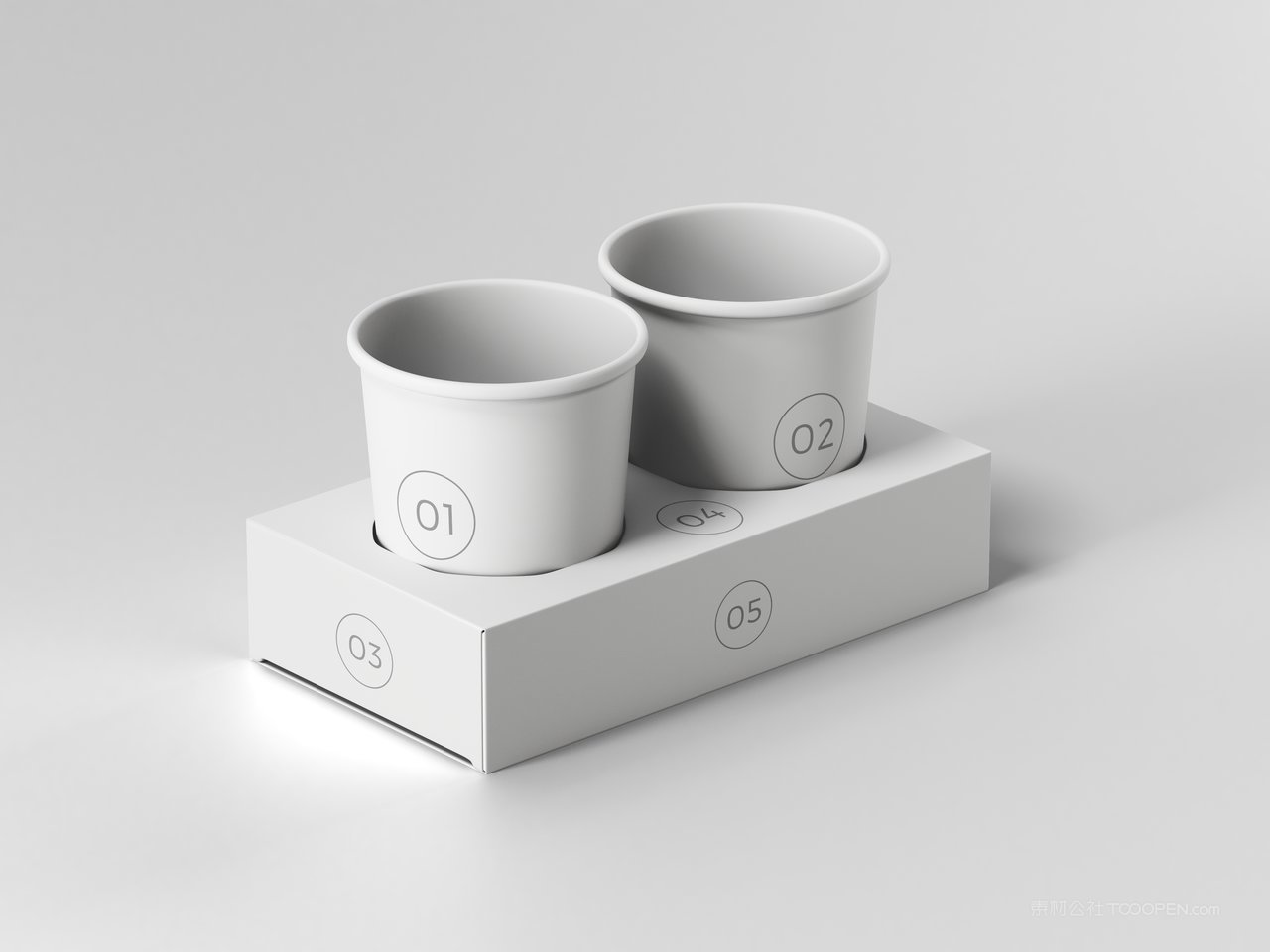 纸杯2咖啡品牌vi样机