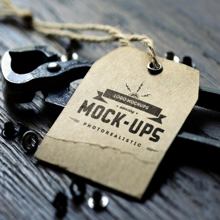 徽标标志吊牌logo样机