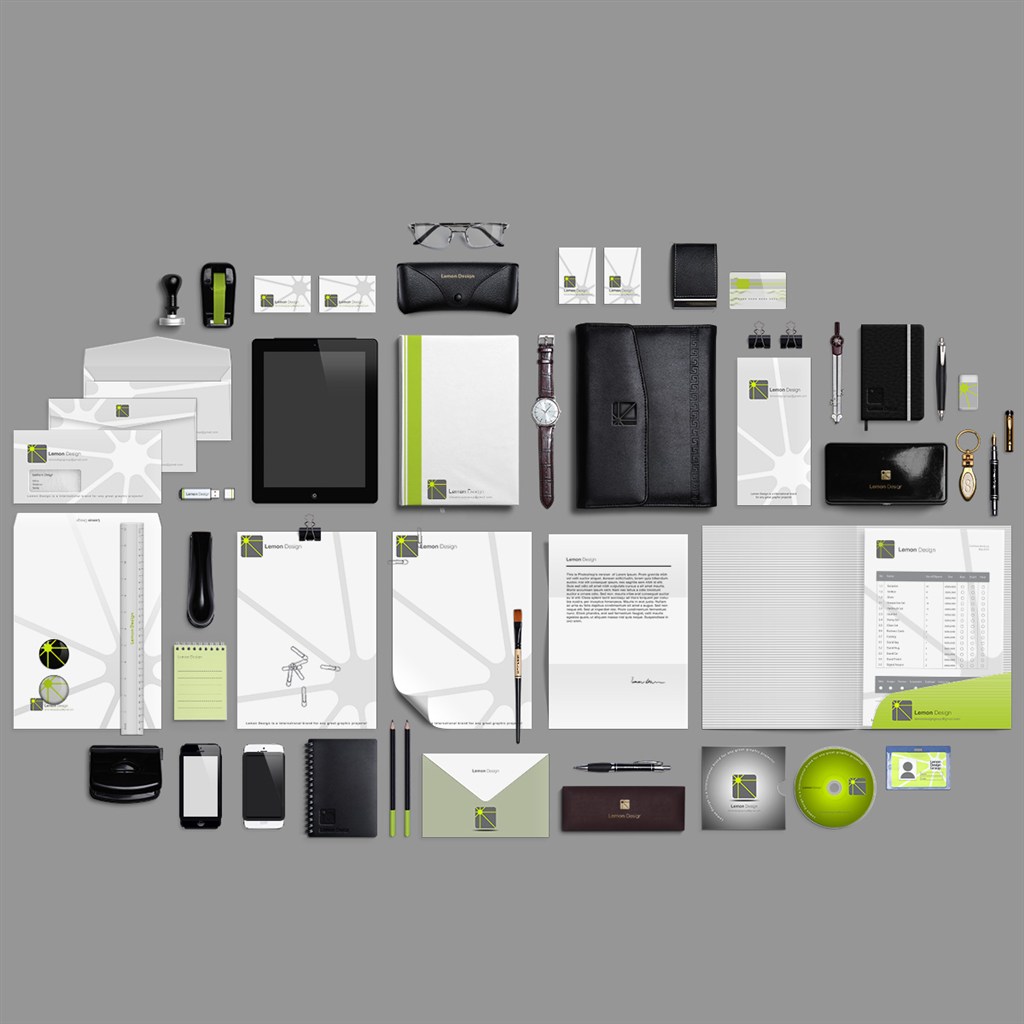 广告设计公司vi样机模板