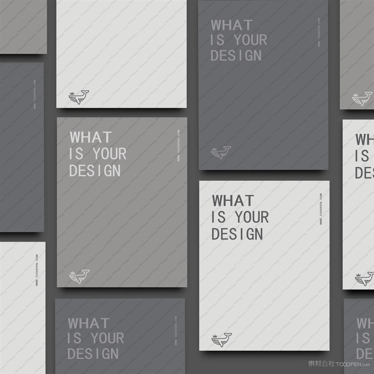 服装品牌VI宣传单样机