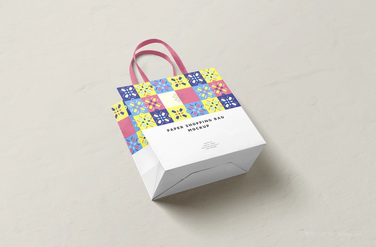 购物袋模型样机