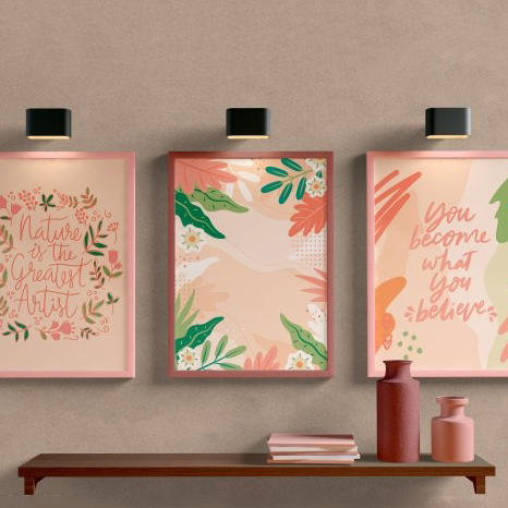 精美画框样机模板