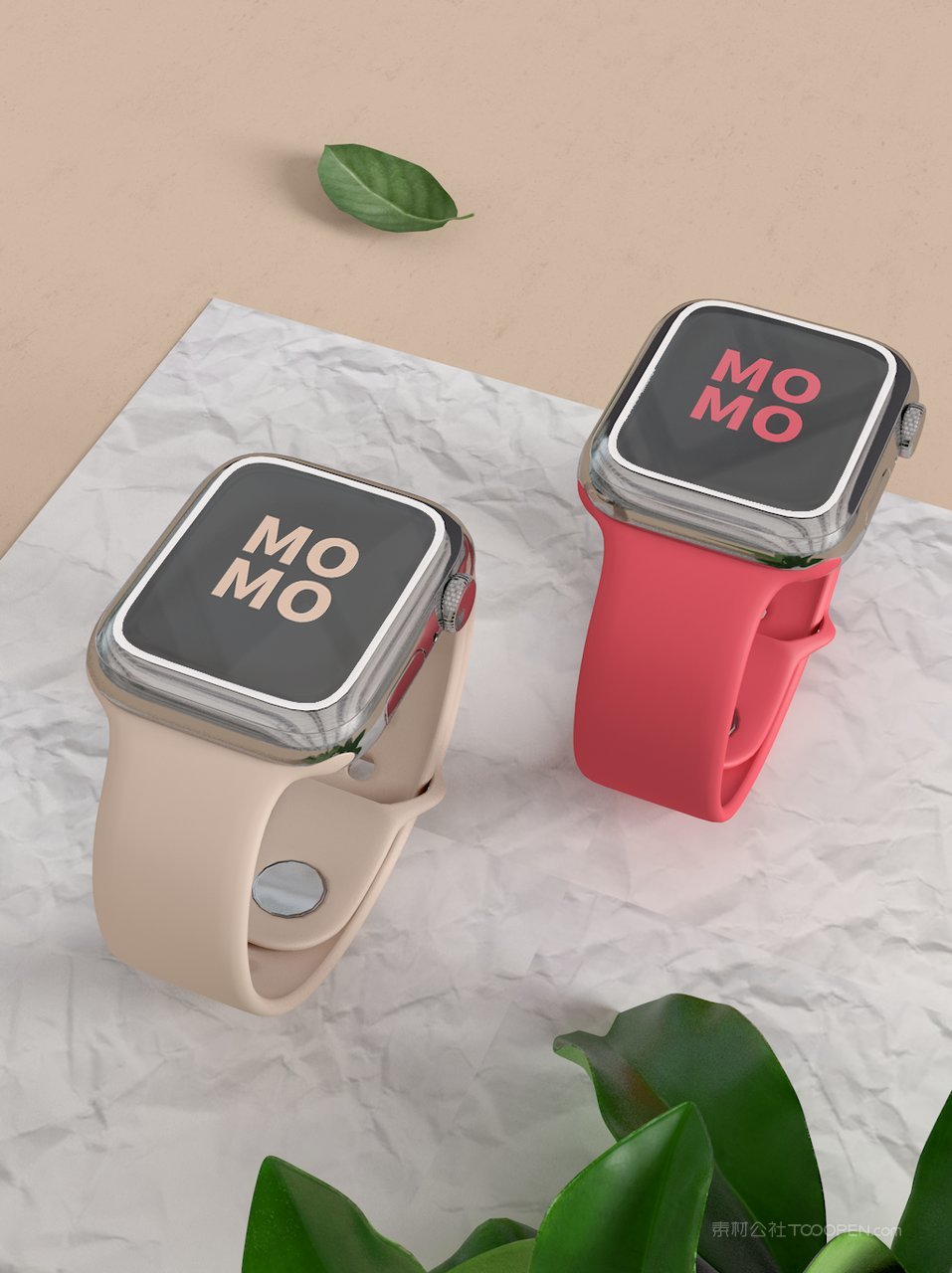 c4d苹果手表表盘界面ui样机合集 (3)