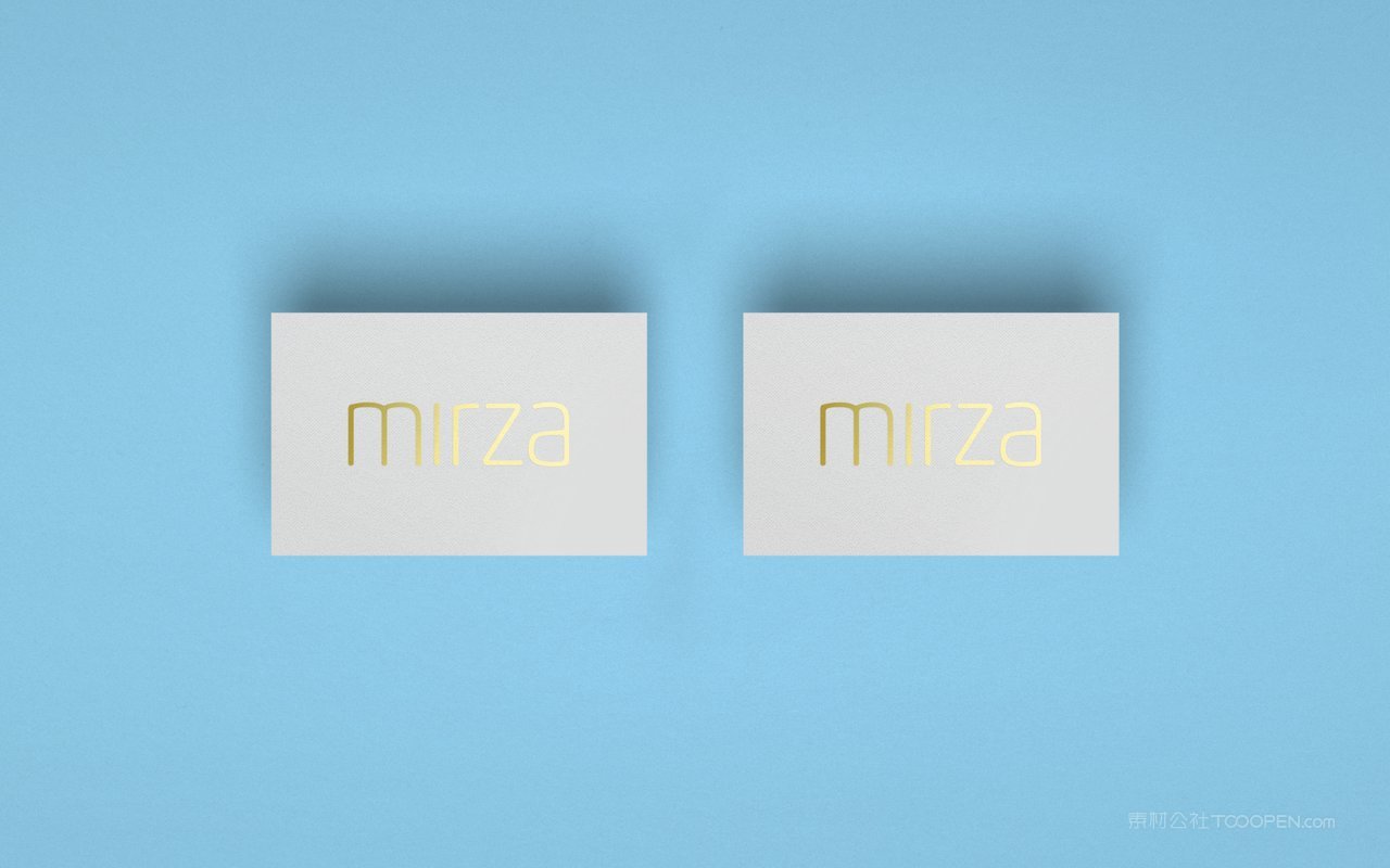 蓝色企业名片通用样机 (13)