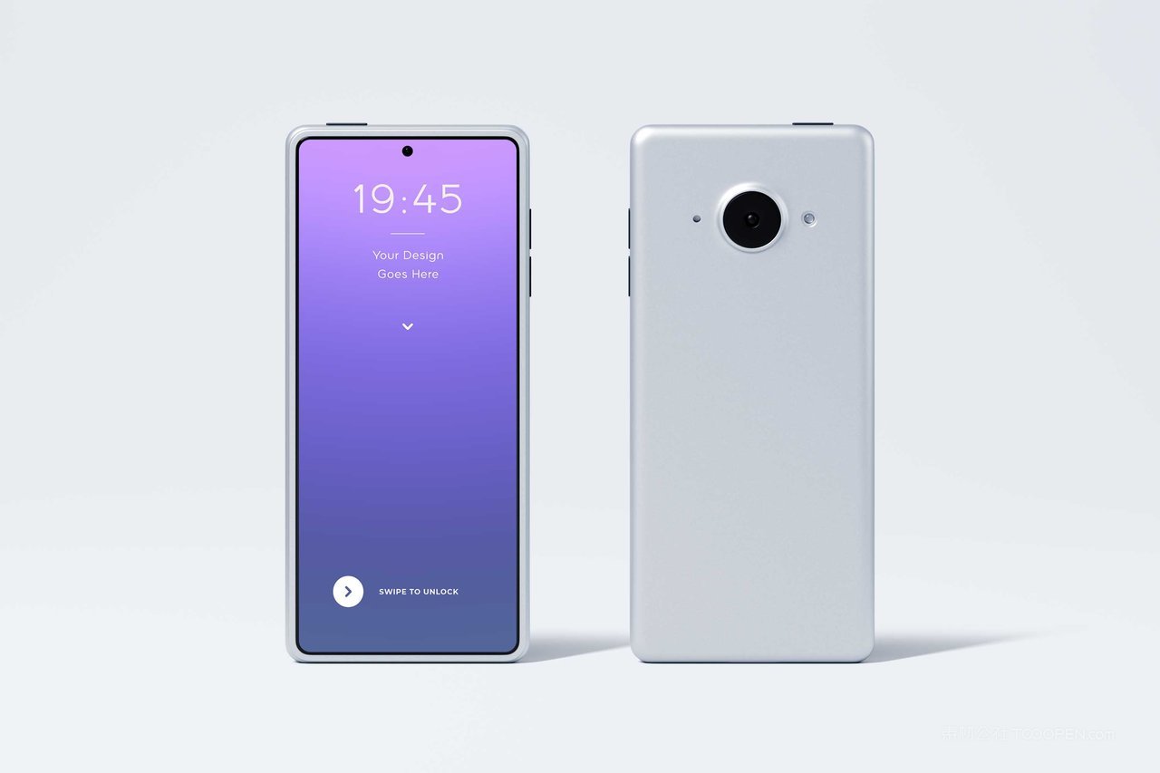 智能手机正反面样机