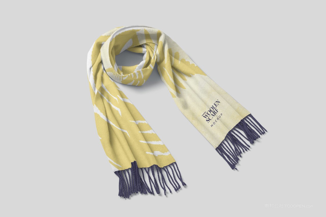 【2022期】流苏围巾贴图样机 (1)