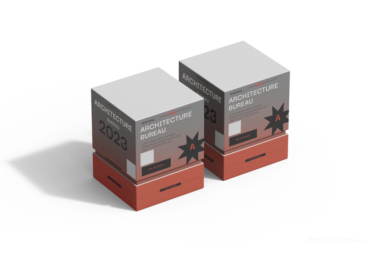 【2189期】方形天地盖香水精品礼盒包装贴图样机 (10)