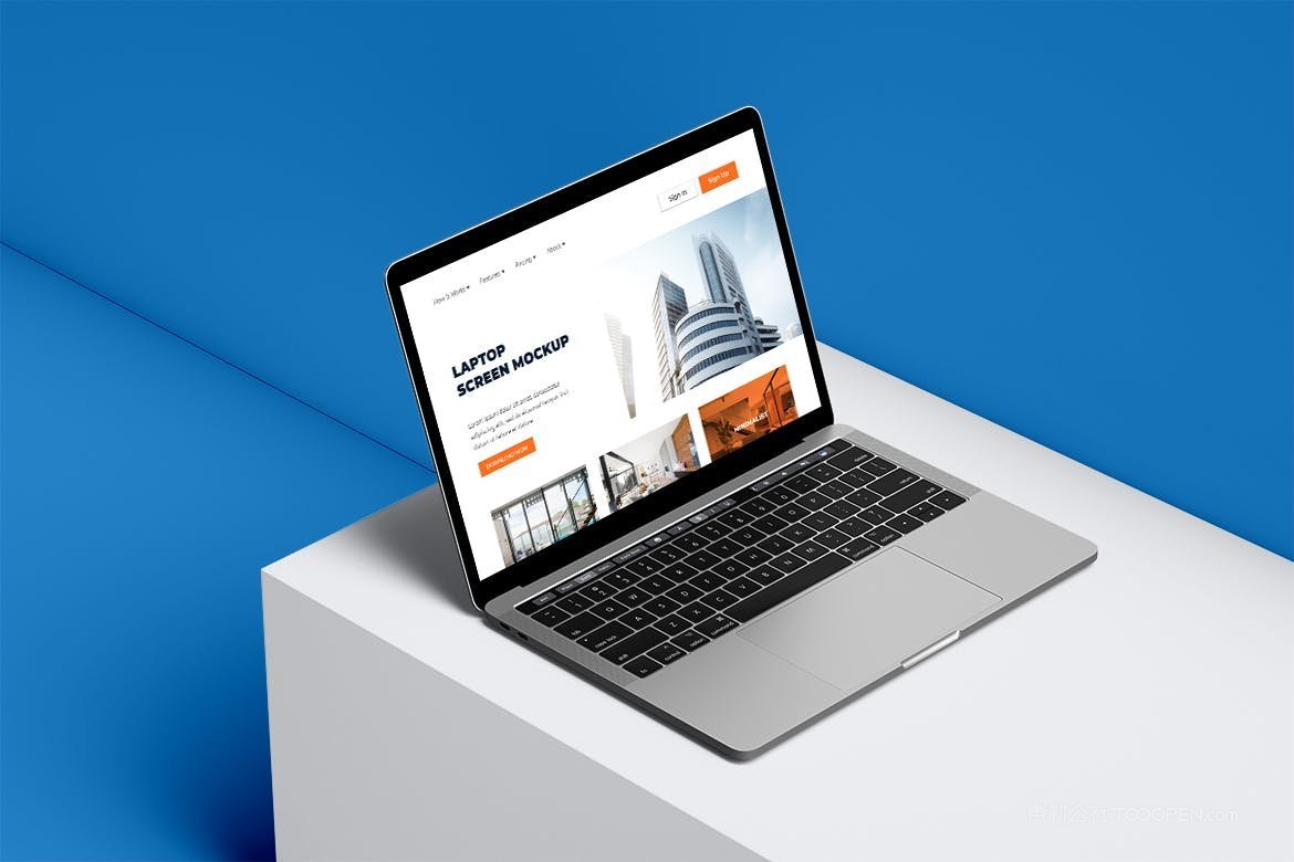 笔记本电脑屏幕样机