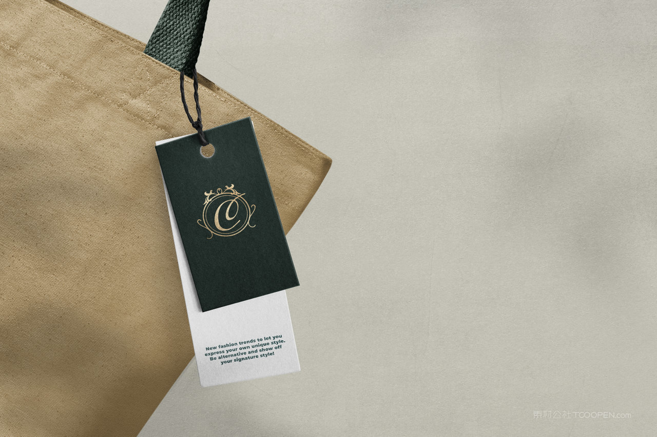 高清特写环保袋样机和吊牌样机
