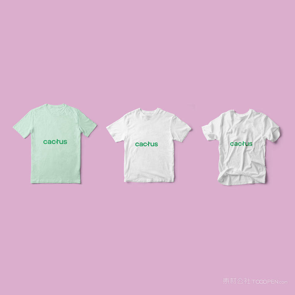 品牌vi文化衫T恤贴图样机