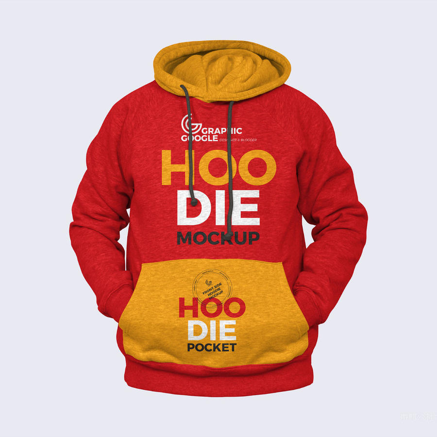 男士连帽衫样机