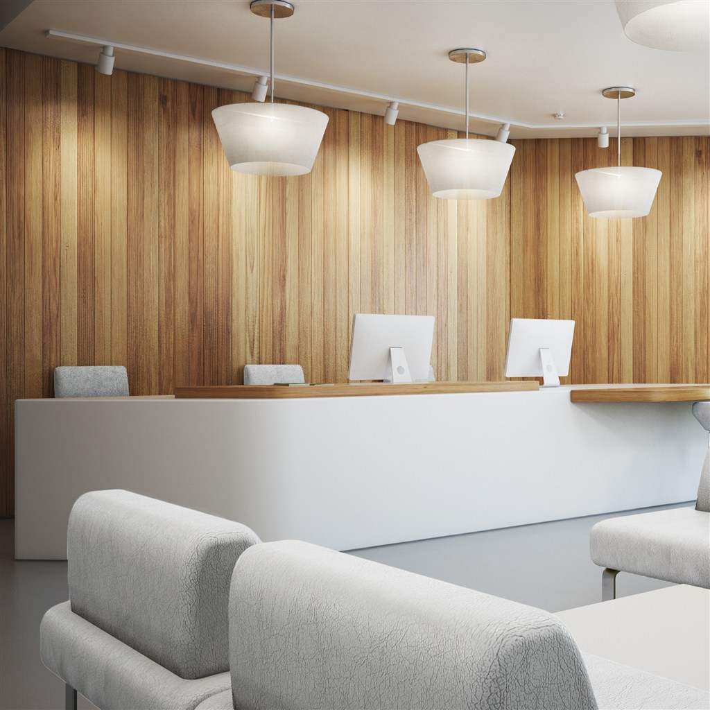 会客厅前台场景样机