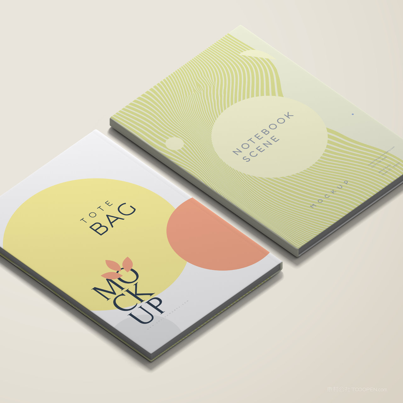 画册本子书本贴图样机